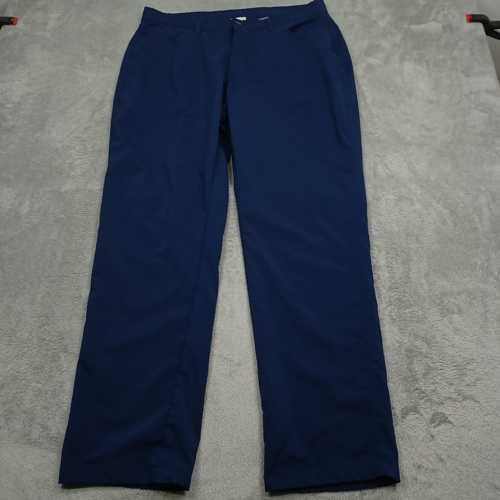 Under‎ Armour Pants Mens 38x32 Blue Golf Pockets Chino Casual Preppy Q2